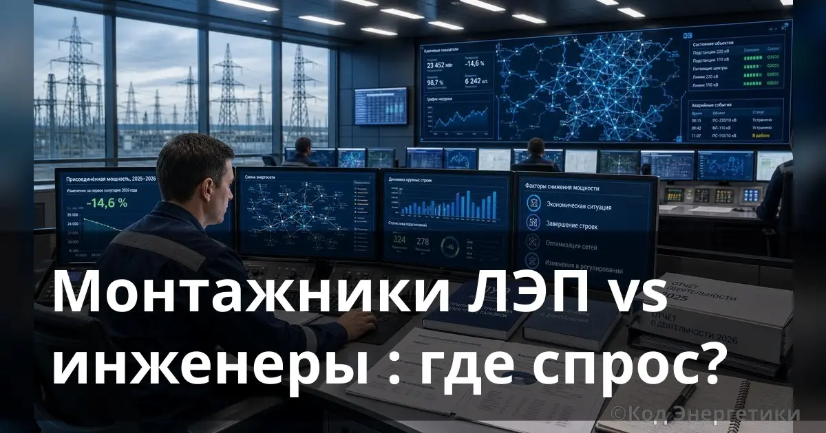 Монтажники ЛЭП vs инженеры : где спрос? | Сетка — социальная сеть от hh.ru