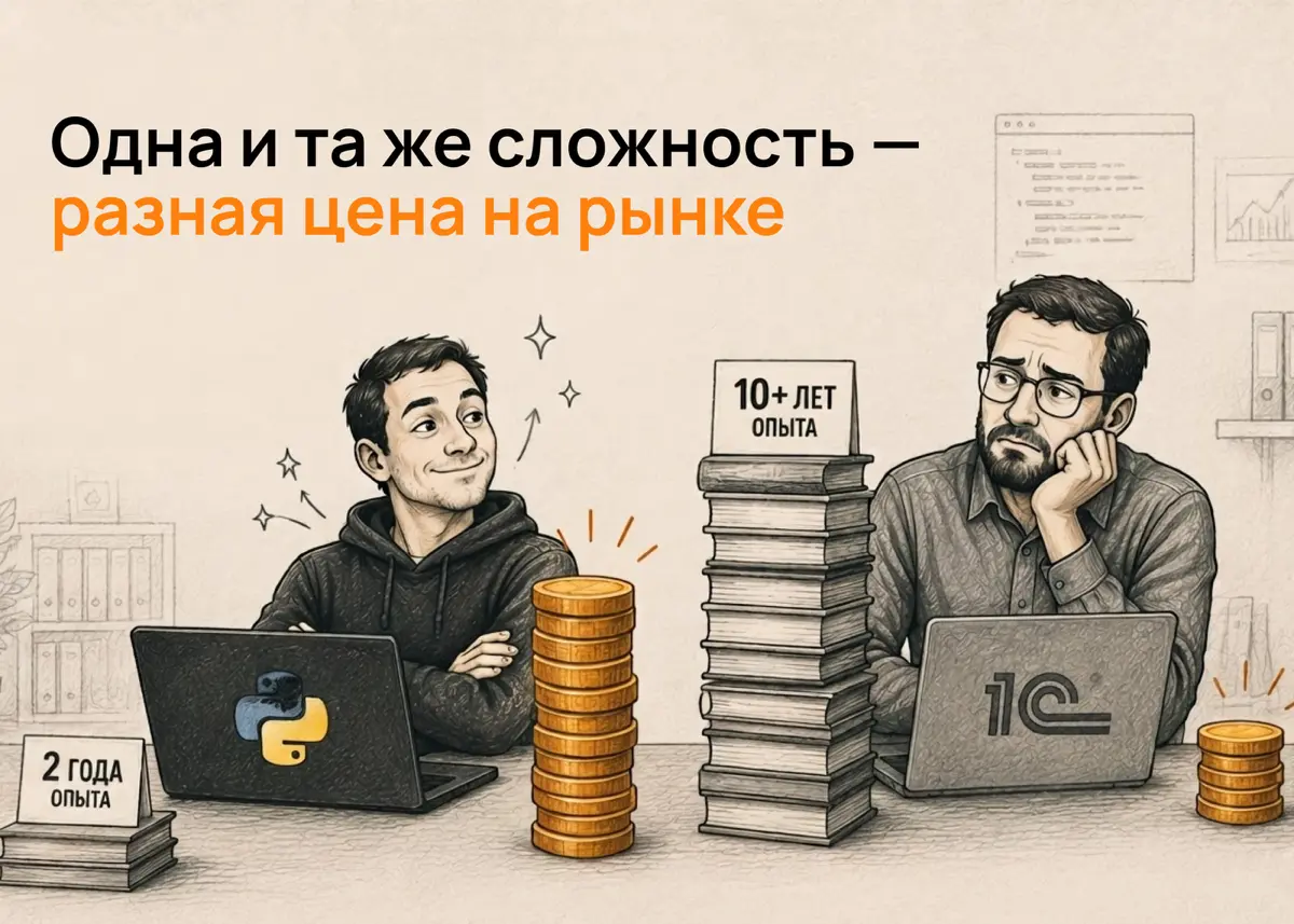 Python против 1С: почему зарплаты в стеках так различаются | Сетка — социальная сеть от hh.ru