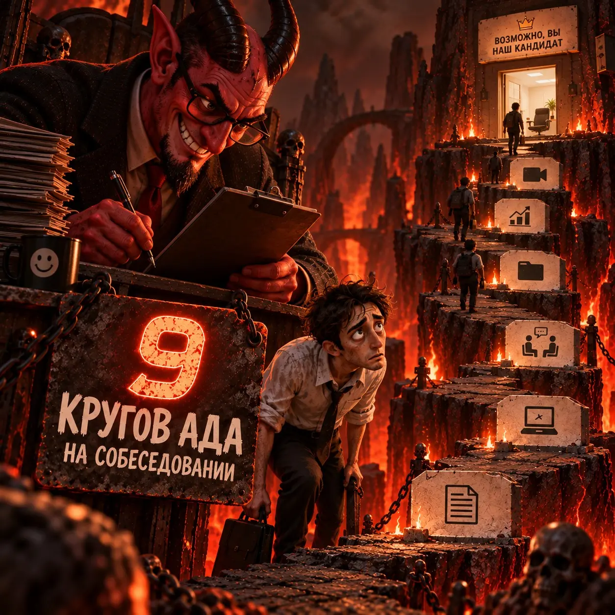 9 кругов ада на собеседовании | Сетка — социальная сеть от hh.ru