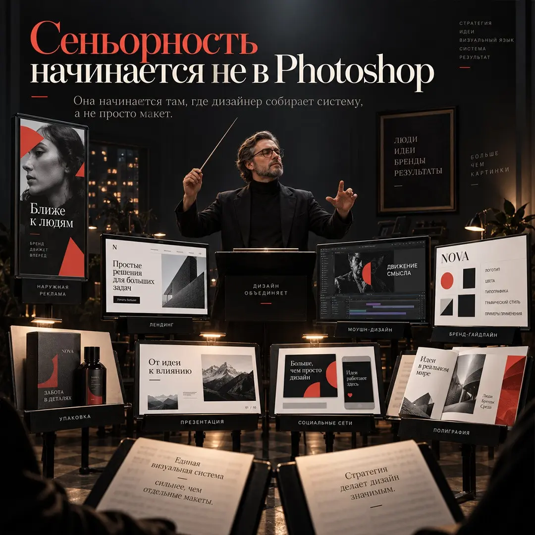 Сеньор в дизайне — это не тот, кто быстрее всех открывает Ps | Сетка — социальная сеть от hh.ru