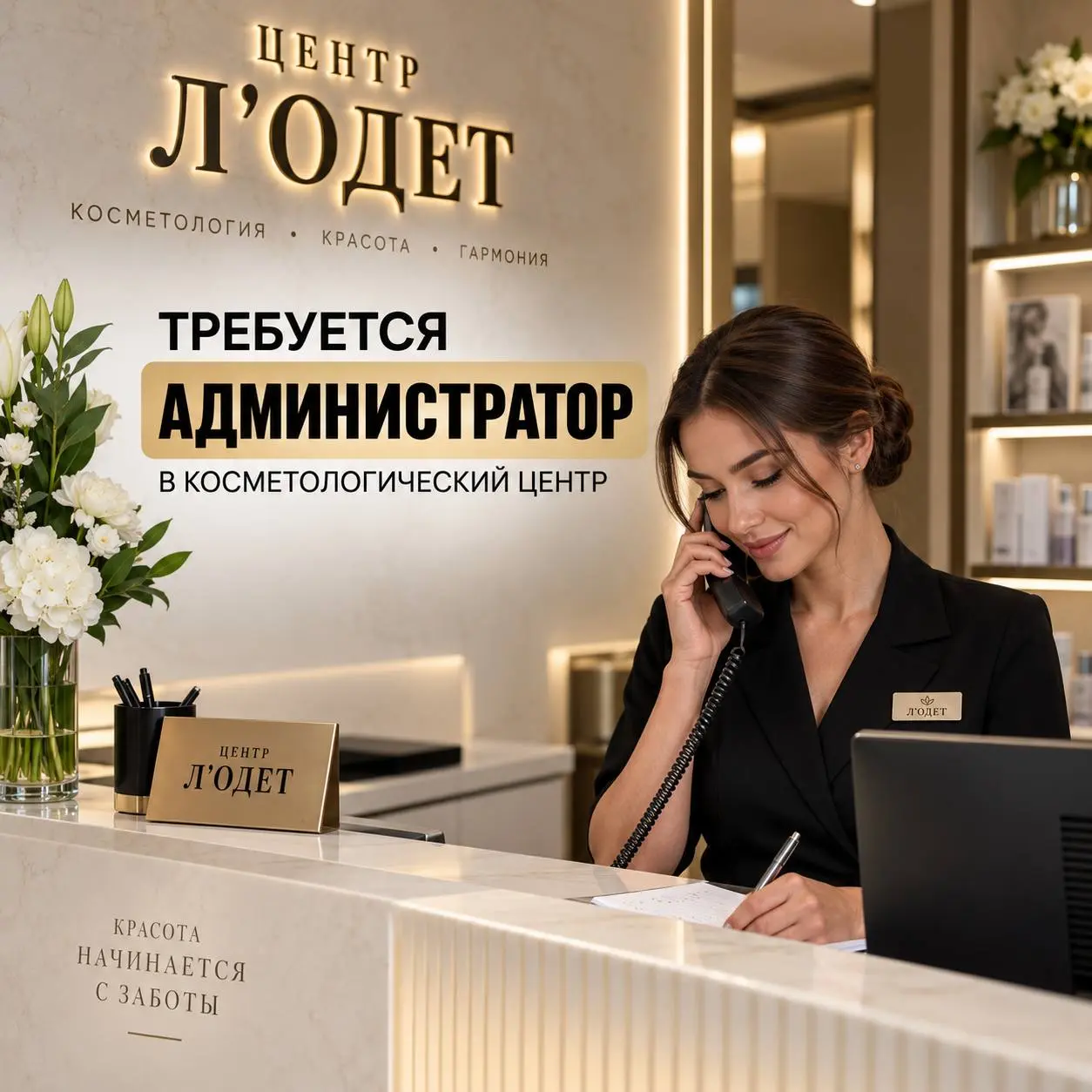 АДМИНИСТРАТОР
От 75 000₽
Косметологический центр
• Москва, м. Римская
• Красота и wellness
• +79099962784
Полное описание вакансии размещено в Телеграм и Макс | Сетка — социальная сеть от hh.ru