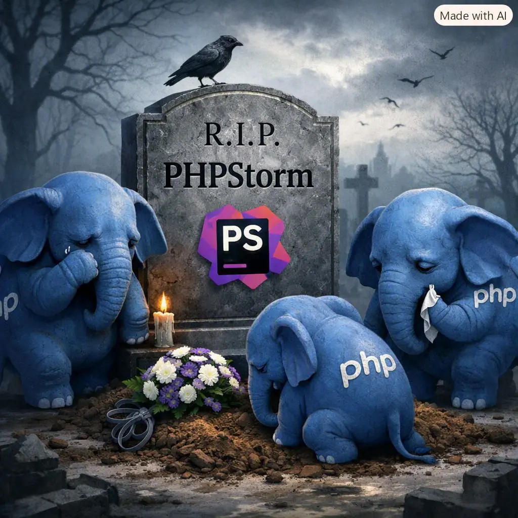 Кстати, Роман и из JetBrains ушёл. Так что этот тред посвящён оплакиванию PHPStorm.
Хорошая IDE была. Блин, а я её ещё на 3 года вперёд оплатил... | Сетка — социальная сеть от hh.ru