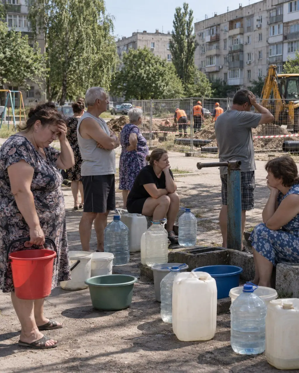 «Сначала дайте людям набрать воду»: жители Текстильщика просят перенести ремонт
Жители Кировского района Донецка возмущены предстоящим отключением воды 9 сентября | Сетка — социальная сеть от hh.ru