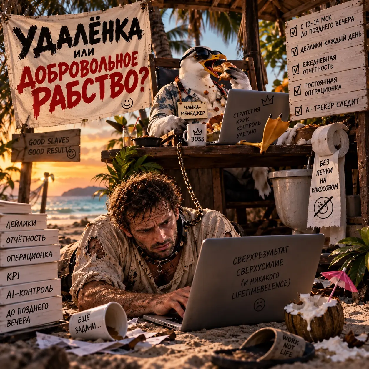 Удалёнка или добровольное рабство? | Сетка — социальная сеть от hh.ru