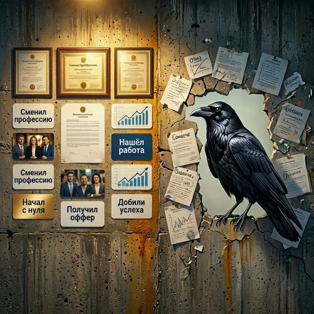 🐦‍⬛ HRaven. Наблюдение о невидимой половине. | Сетка — социальная сеть от hh.ru