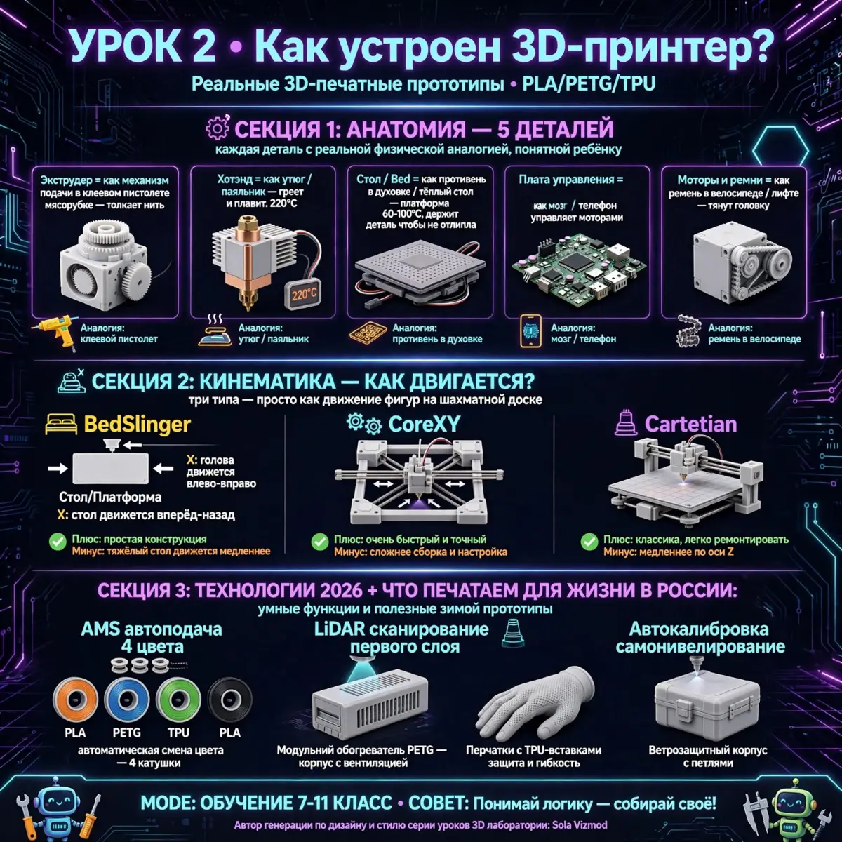 УРОК 2 • Как устроен 3D-принтер? | Сетка — социальная сеть от hh.ru