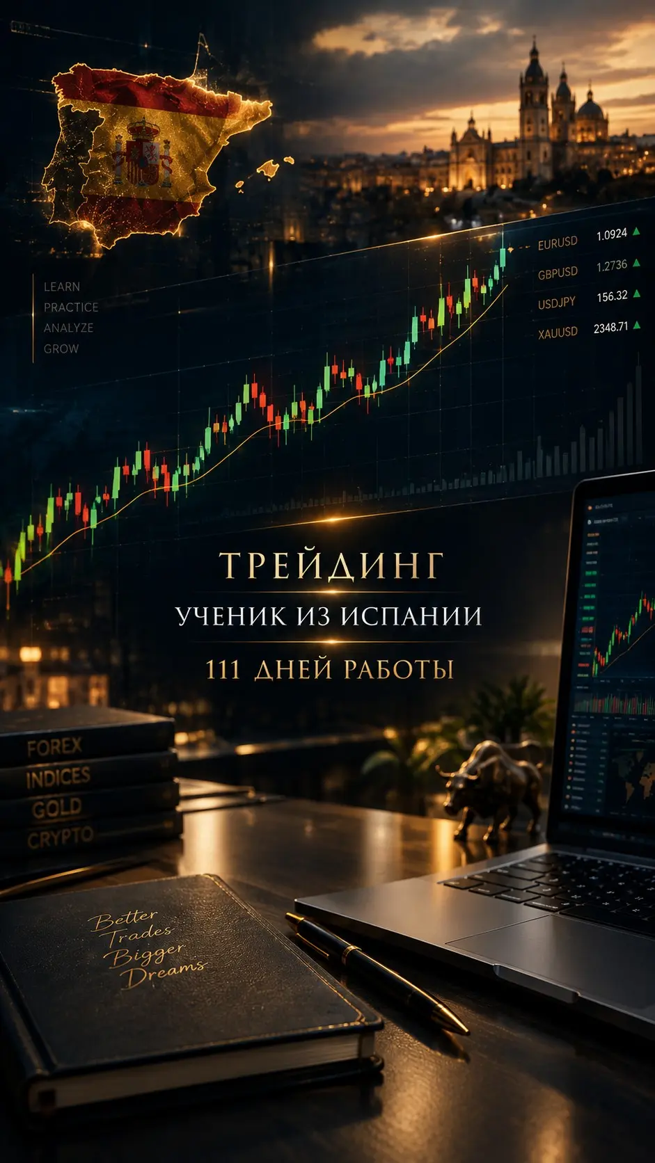 Трейдинг. Работа с учеником 111 дней. | Сетка — социальная сеть от hh.ru