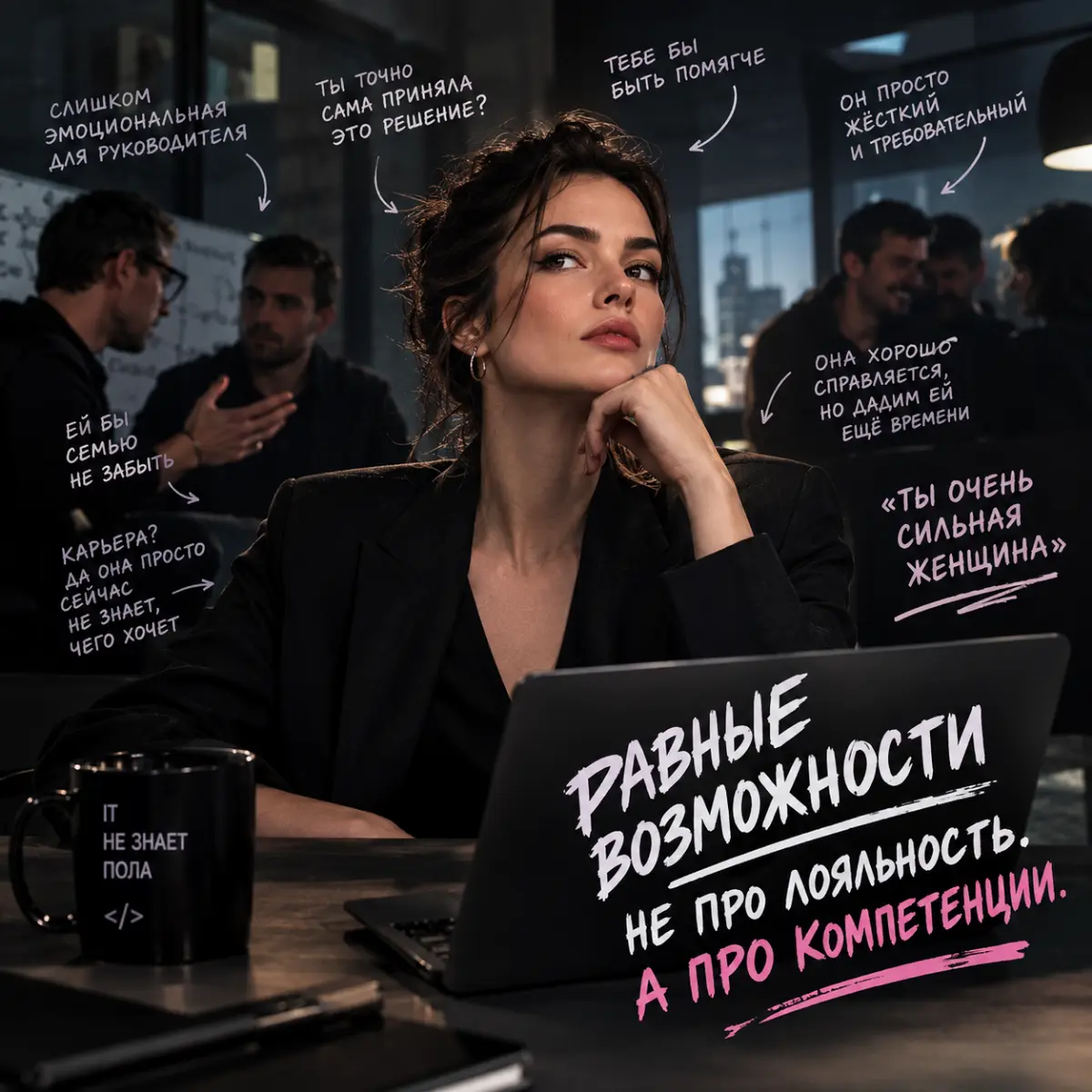 😐Я не хочу быть руководителем, который по-разному смотрит | Сетка — социальная сеть от hh.ru