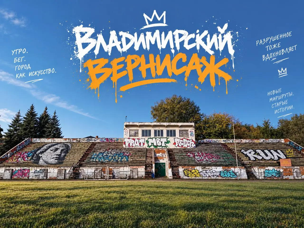 За последние несколько недель я ппц набрал веса...
Теперь начал бегать по утрам помимо спортзала, чтобы сбросить.
А вот рядом со мной топовый местный стадион,ахаха | Сетка — социальная сеть от hh.ru