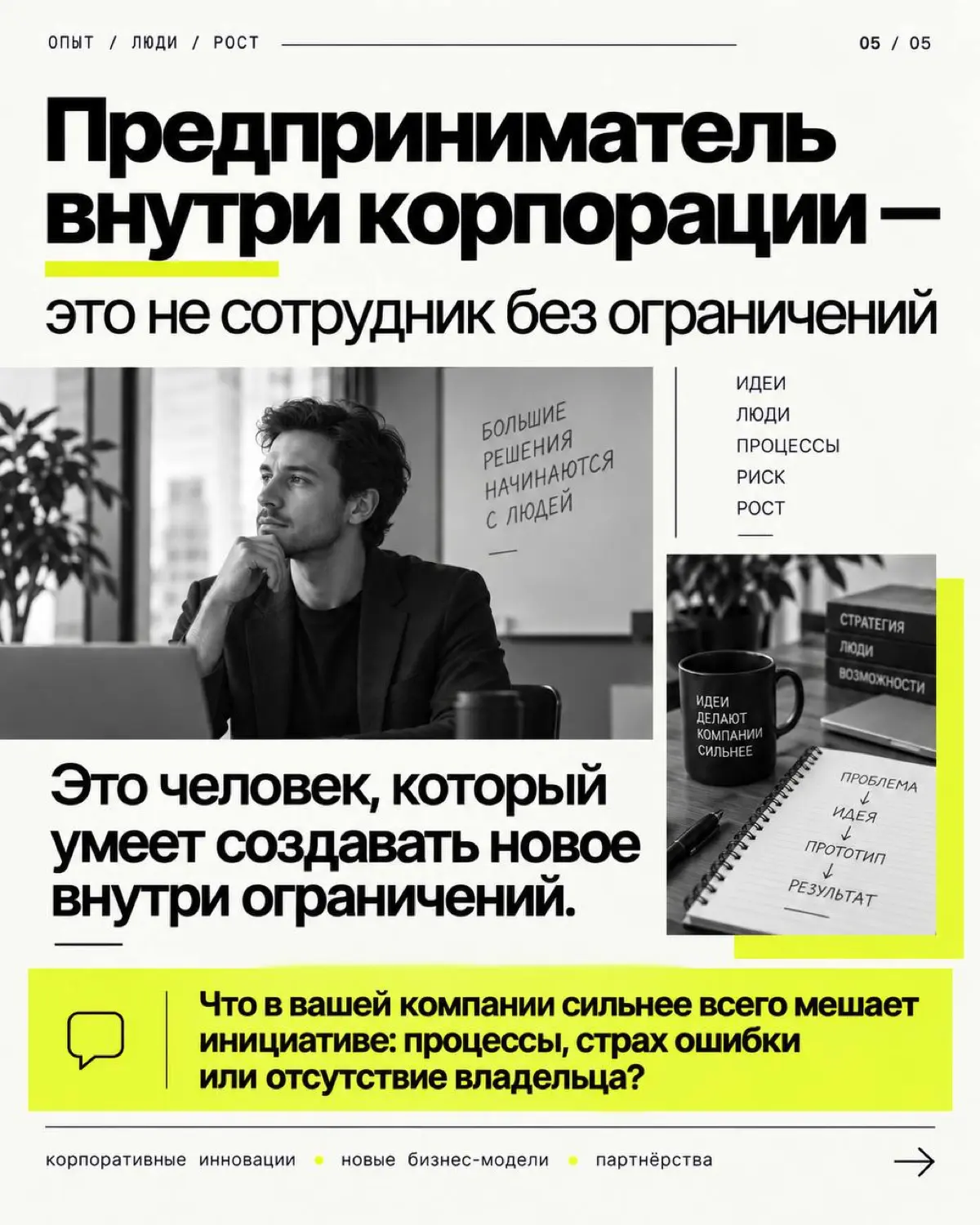 Корпорации хотят стартап-мышление  и сами ему мешают | Сетка — социальная сеть от hh.ru