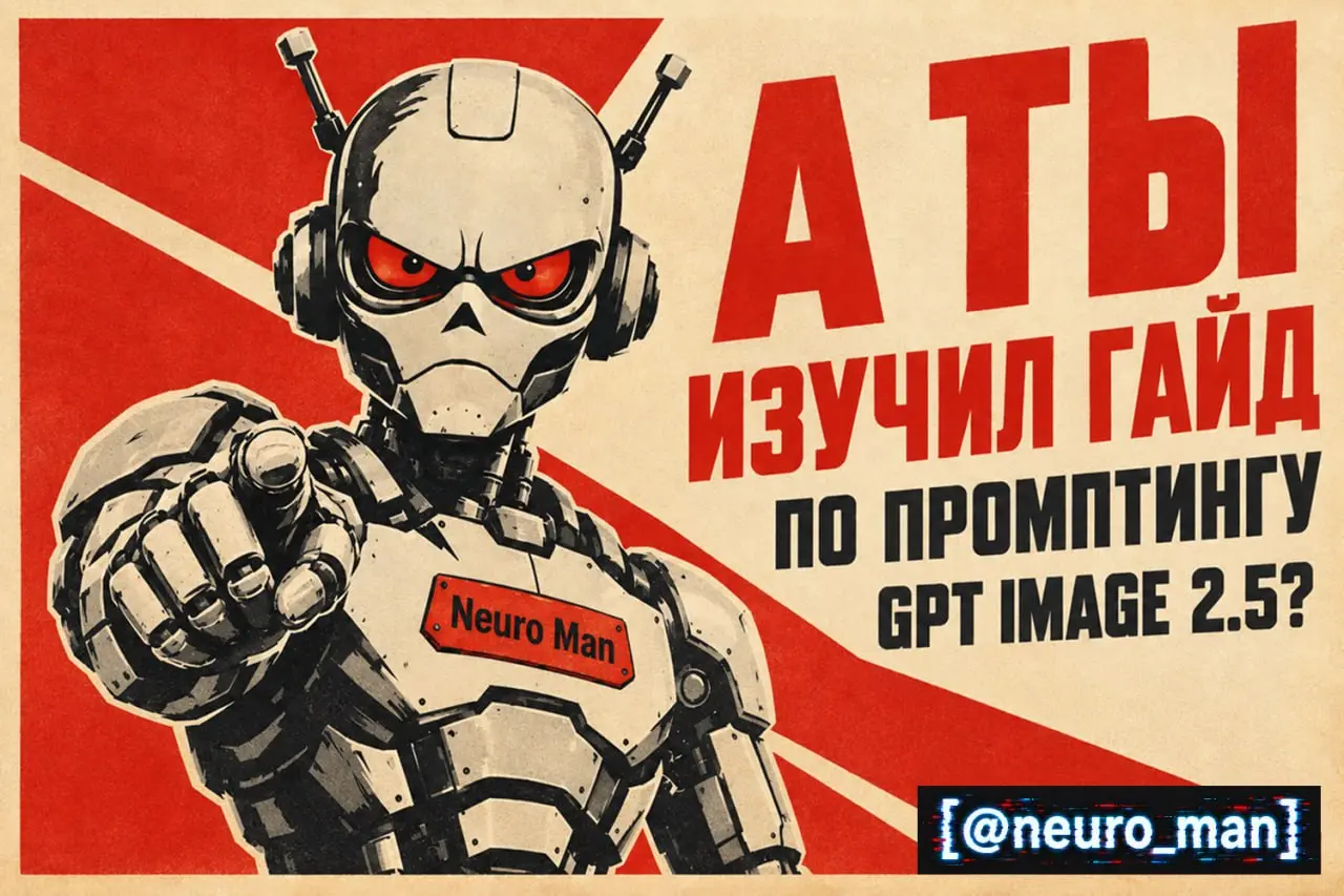 Вот как надо: полный гайд по промптам ChatGPT Images 2.5
Всё ещё используете нейросети для генерации красивых картинок? Ну-ну. Официальный гайд OpenAI для Image 2 | Сетка — социальная сеть от hh.ru