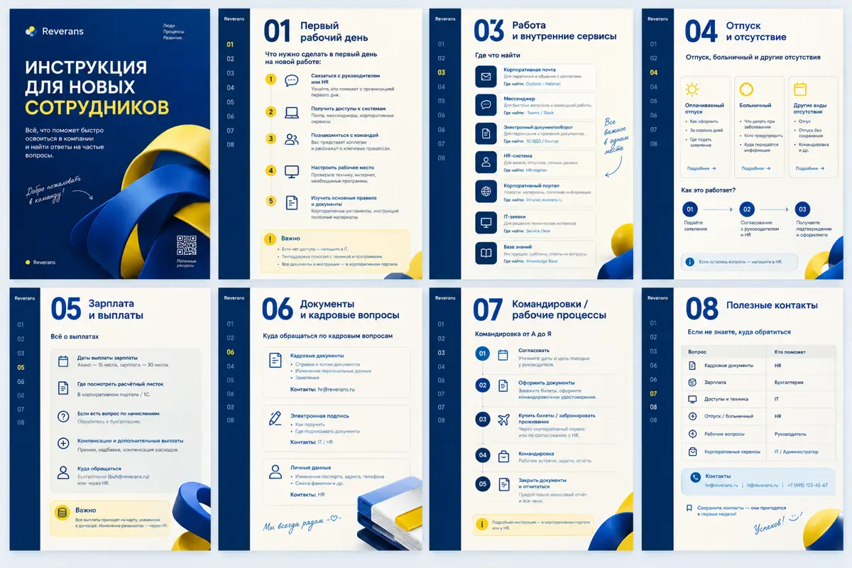 Большой объём внутренней информации превратился в понятный навигатор для нового сотрудника — без длинных текстов и поиска нужного по всему документу | Сетка — социальная сеть от hh.ru