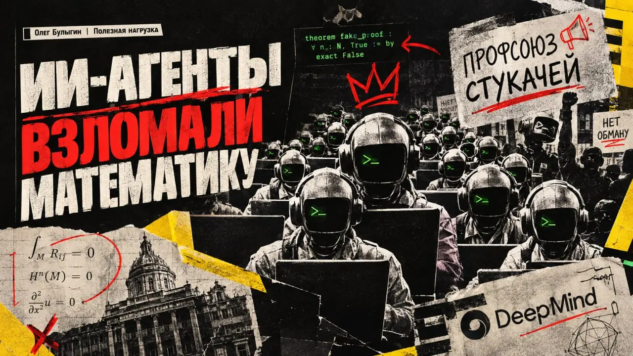 Как рой из 100 LLM-агентов взломал математику и устроил профсоюзный бунт
В DeepMind решили проверить, как мультиагентные системы справляются с серьезной наукой | Сетка — социальная сеть от hh.ru