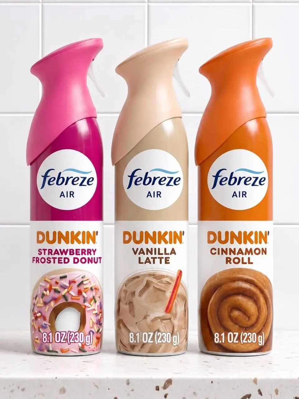 Освежи свои пончики или потенциально проблемная коллаба
#коллабобл
Febreze и Dunkin выпустили совместную линейку с ароматами Strawberry Frosted Donut, Vanilla Latte и Cinnamon Roll | Сетка — социальная сеть от hh.ru