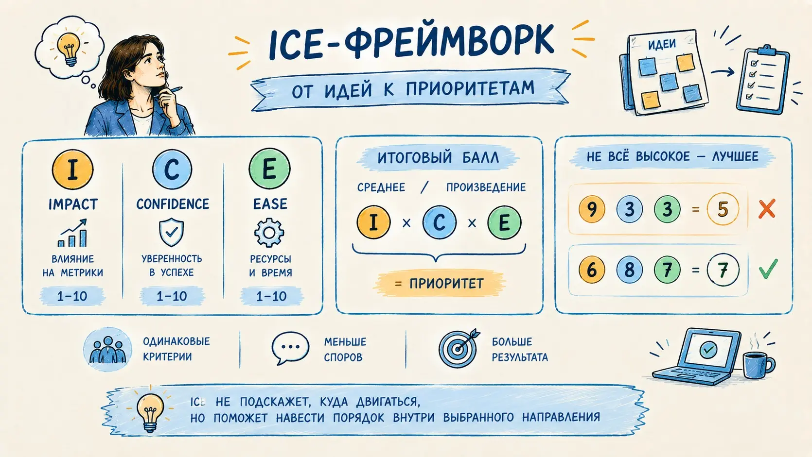 ICE-фреймворк: как выбрать, что делать первым | Сетка — социальная сеть от hh.ru