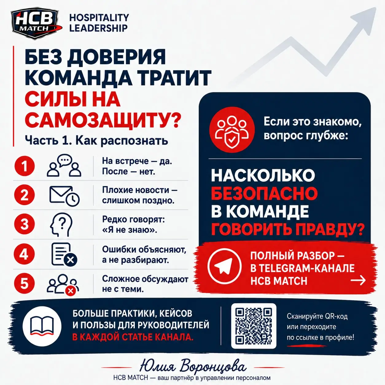 Почему без доверия команда тратит силы не на результат, а на самозащиту? | Часть 1
Когда говорят о доверии в команде, это иногда звучит слишком абстрактно | Сетка — социальная сеть от hh.ru