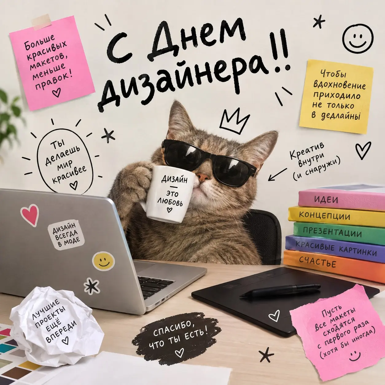 С нашим праздником вас, дорогие дизы!❤️ | Сетка — социальная сеть от hh.ru