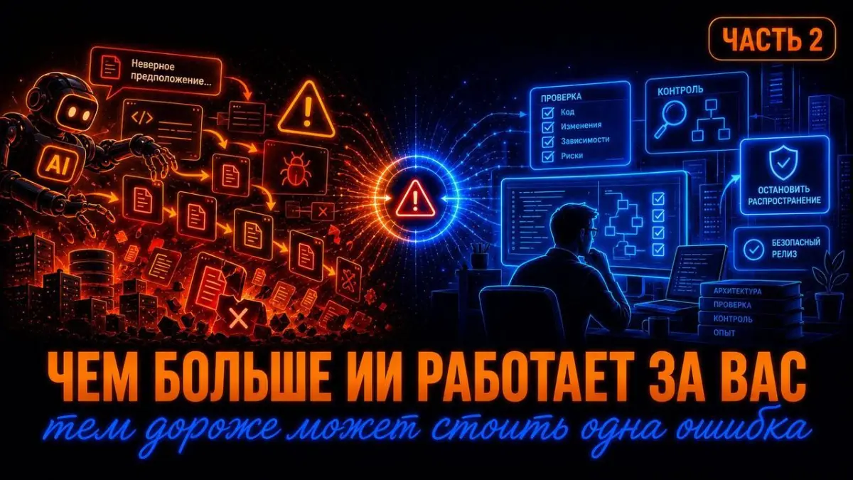 Чем больше ИИ работает за вас, тем дороже стоит ошибка | Сетка — социальная сеть от hh.ru