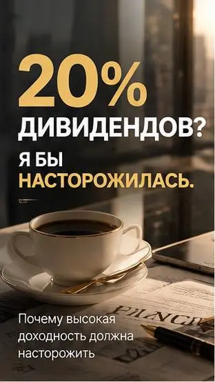 Акция подешевела вдвое — и дивидендная доходность стала 20%. Это не щедрость | Сетка — социальная сеть от hh.ru
