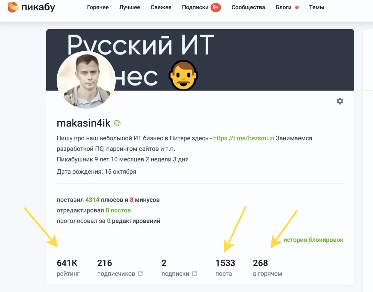 Пикабу могучий ресурс, если уметь им пользоваться. Я вот не умею, поэтому пишу туда редко. Хотя рейтинг, как мне кажется, неплохой. Есть кросс-постинг, но забываю :( пользоваться. Лох, в общем-то, я | Сетка — социальная сеть от hh.ru