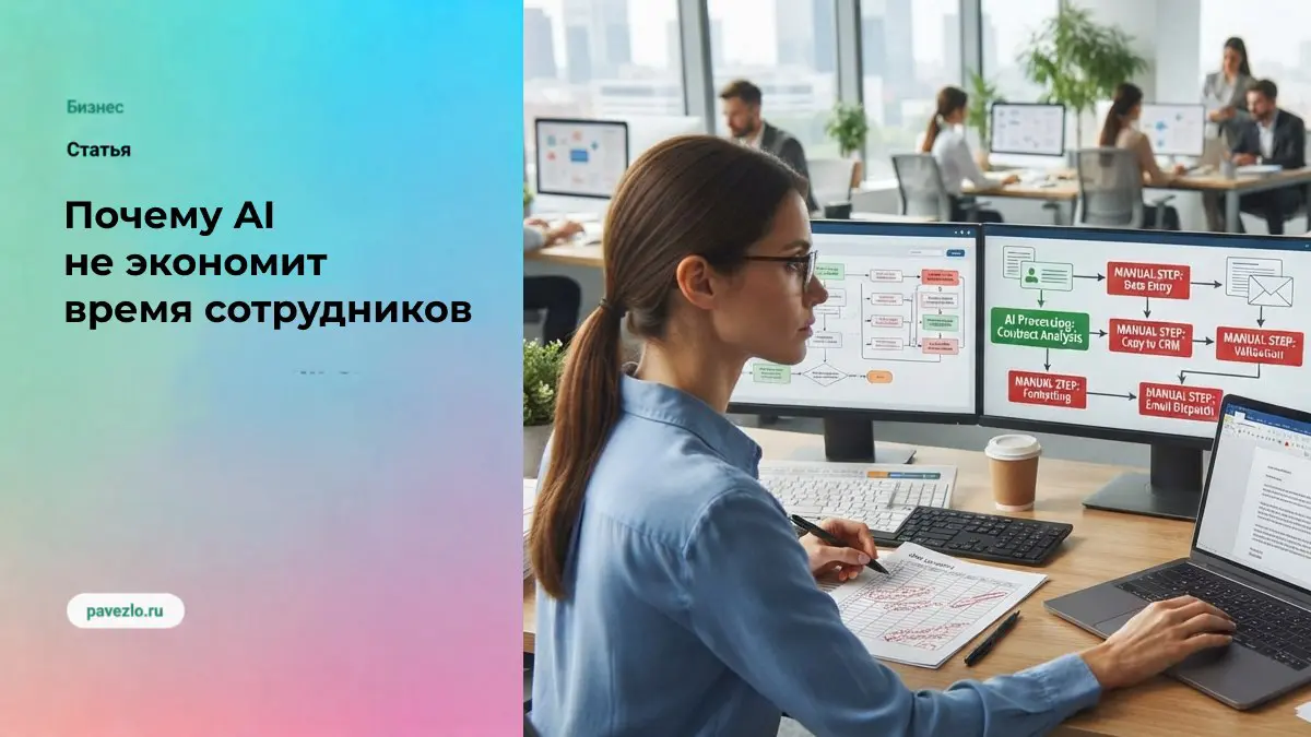 Почему AI не экономит время сотрудников | Сетка — социальная сеть от hh.ru