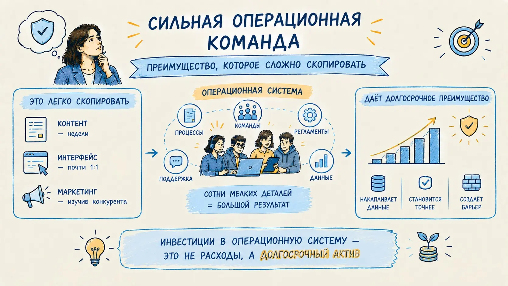 Почему сильная операционная команда — преимущество | Сетка — социальная сеть от hh.ru