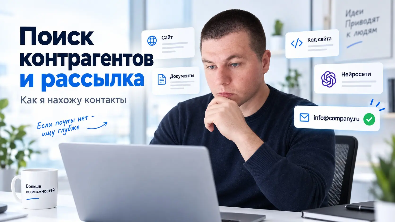 Подход к поиску контрагентов и рассылке для (не)начинающих | Сетка — социальная сеть от hh.ru