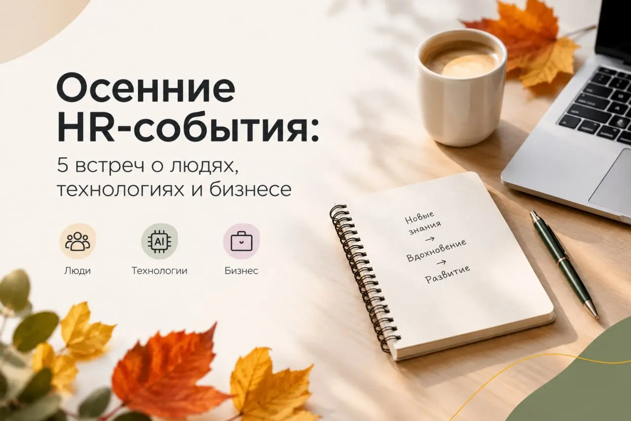 ⬇️ Осенние HR-события: 5 встреч о людях, технологиях и бизнесе
🍁 встреча в офисе Т-Банка HR-тур
11 сентября, 10:00 - 18:00 мск | центр г | Сетка — социальная сеть от hh.ru