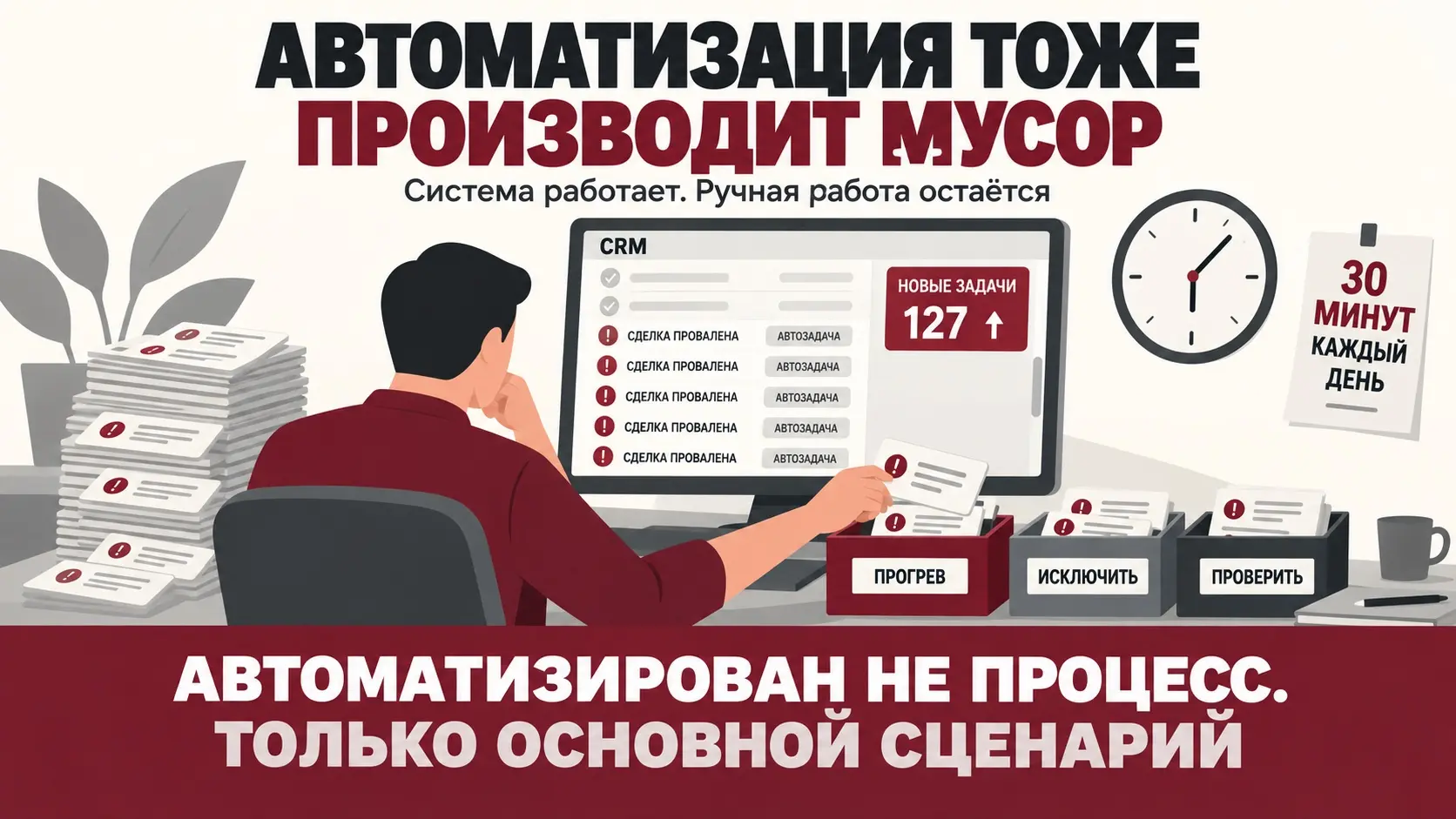 Автоматизация тоже производит мусор | Сетка — социальная сеть от hh.ru