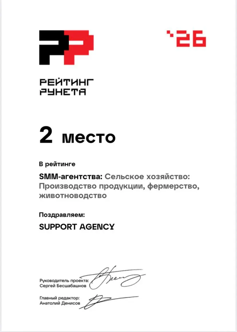 ⬆️ SUPPORT в Рейтинге Рунета
Новый срез рейтингов – повод посмотреть, с какими индустриями мы успели поработать за последнее время | Сетка — социальная сеть от hh.ru