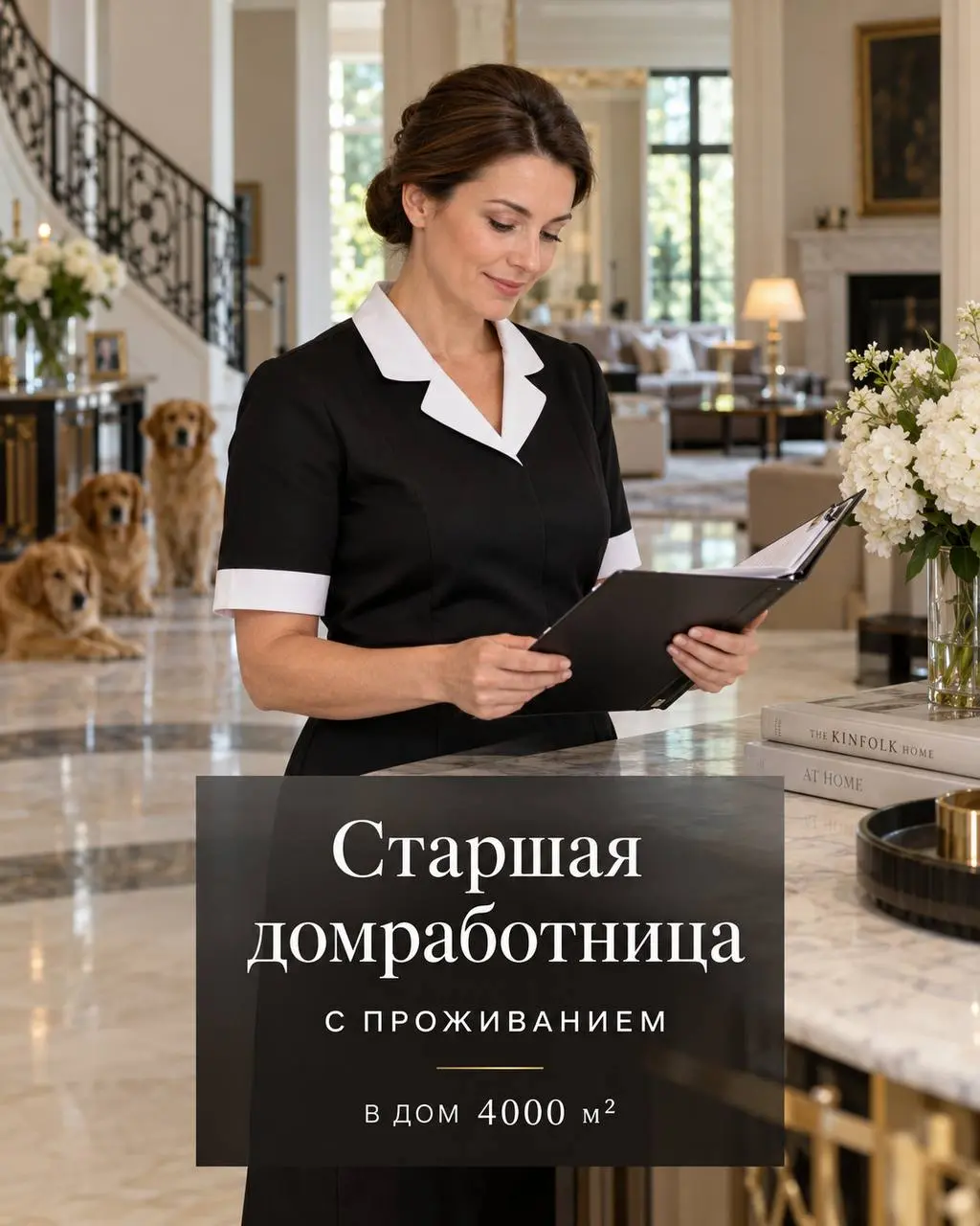 СТАРШАЯ ДОМРАБОТНИЦА
180 000₽ - 220 000₽
Агентство
• Барвиха, Московская область, поселок Сады Майендорф
• Клининг и бытовые услуги
• @TatianaEnglishNanny
Полное описание вакансии размещено в Телеграм... | Сетка — социальная сеть от hh.ru