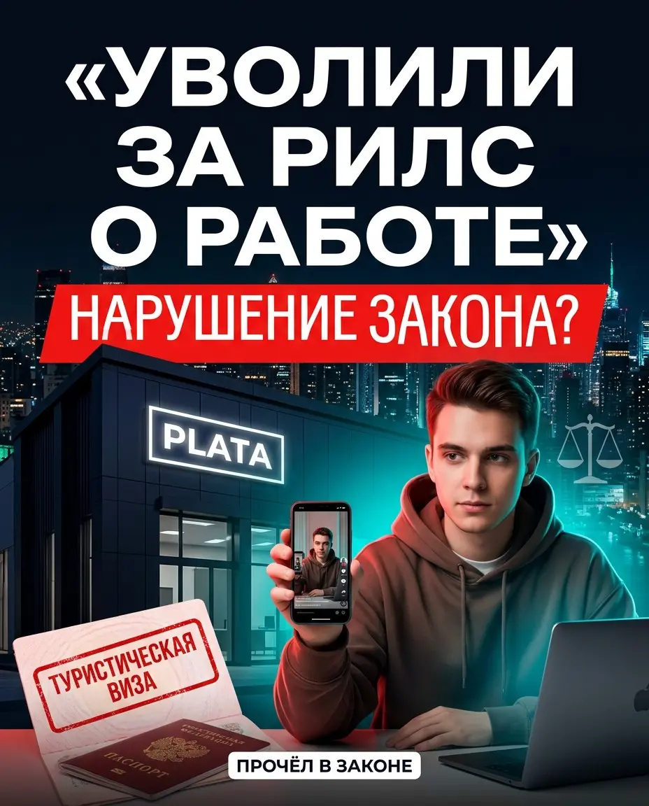 Уволили за рилс о работе, но сами нарушили закон | Сетка — социальная сеть от hh.ru
