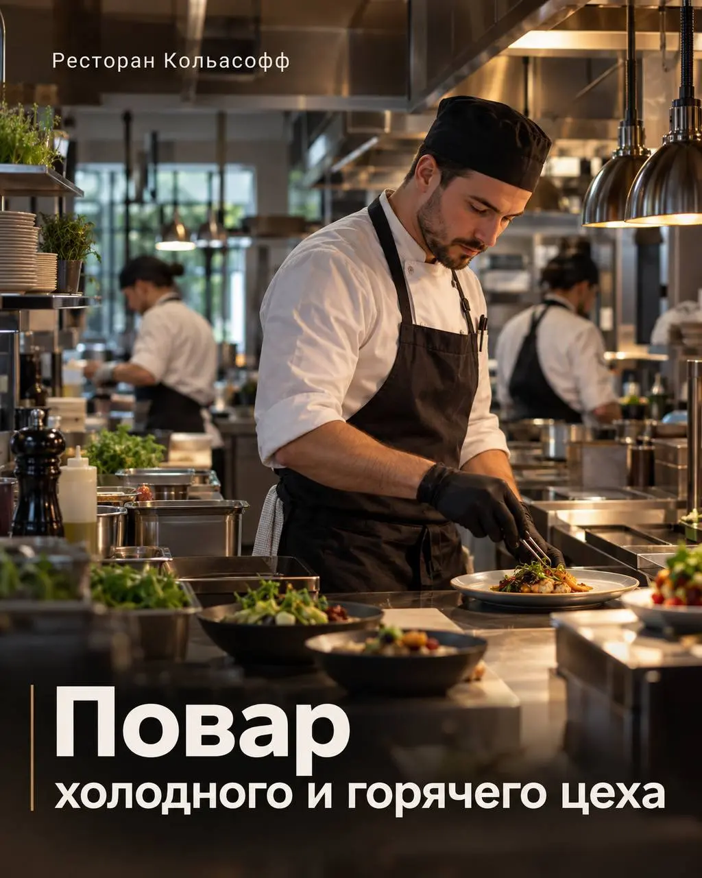 1️⃣ПОВАР ХОЛОДНОГО ЦЕХА,
2️⃣ПОВАР ГОРЯЧЕГО ЦЕХА
От 5 000₽/смена
Ресторан Кольасофф
• Москва, м. Марксистская, ул. Таганская, д | Сетка — социальная сеть от hh.ru