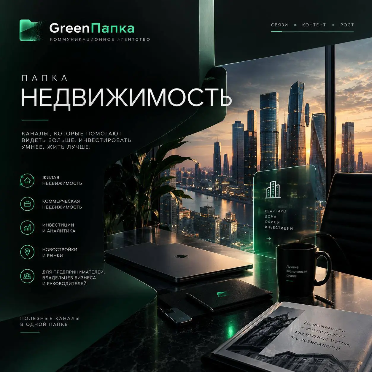 ⁉️Устал искать интересные каналы с новостями мира недвижимости?
🔖ЗАБИРАЙ ПАПКУ ТУТ
В этой папке собраны каналы про недвижимость, которые помогают быстрее разобраться в сфере, находить идеи и экономить... | Сетка — социальная сеть от hh.ru