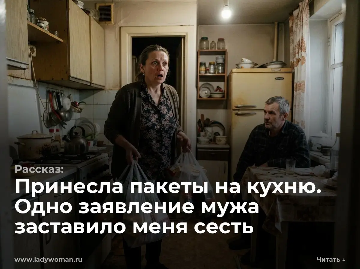 Принесла пакеты на кухню. Одно заявление мужа заставило меня сесть
— Я сегодня заявление на расчет подписал, — произнес Николай, не отрывая взгляда от вечерних новостей | Сетка — социальная сеть от hh.ru