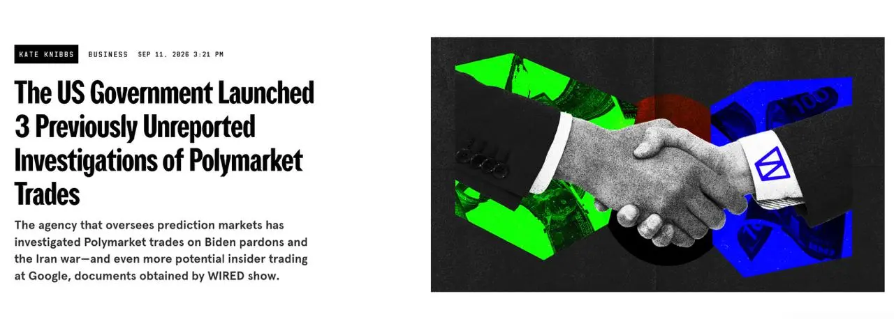 WIRED пишет о ещё нескольких случаях инсайдерского трейдинга на Polymarket.
Один из них касался ставок на помилования от Джо Байдена: трейдер заработал более 300 тысяч зелёных | Сетка — социальная сеть от hh.ru