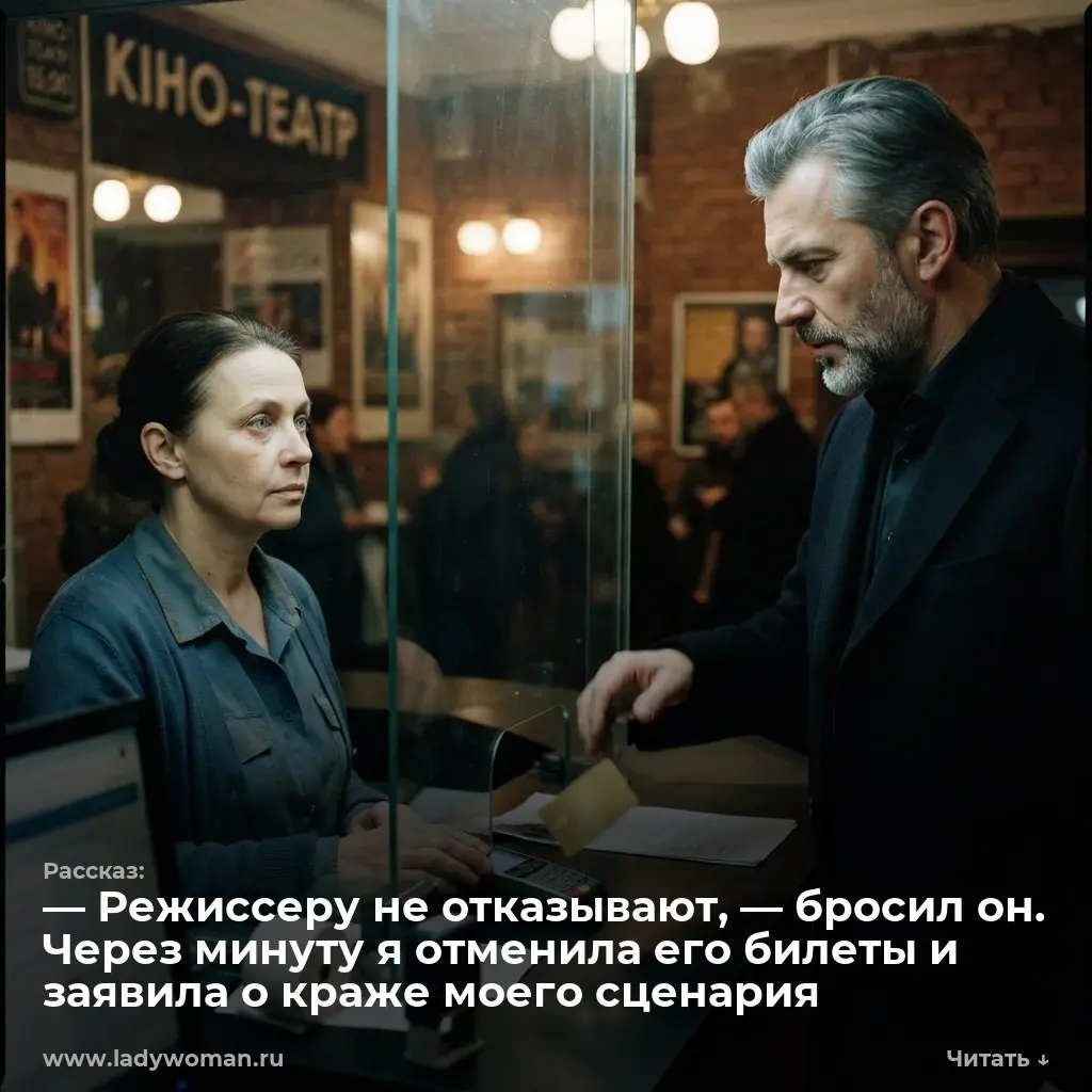 — Режиссеру не отказывают, — бросил он | Сетка — социальная сеть от hh.ru