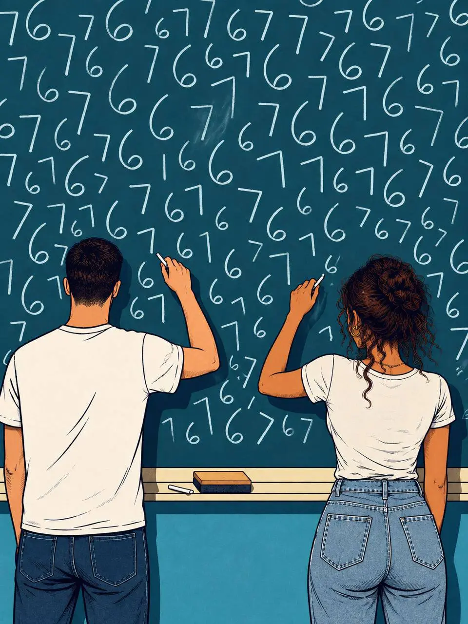 Six seven
Вставать в SIX утра.
Работать до SEVEN вечера.
И так SIX из SEVEN дней в неделю.
Пока не исполнится SIXTY-SEVEN лет.
Мем без значения наконец-то обрёл смысл | Сетка — социальная сеть от hh.ru