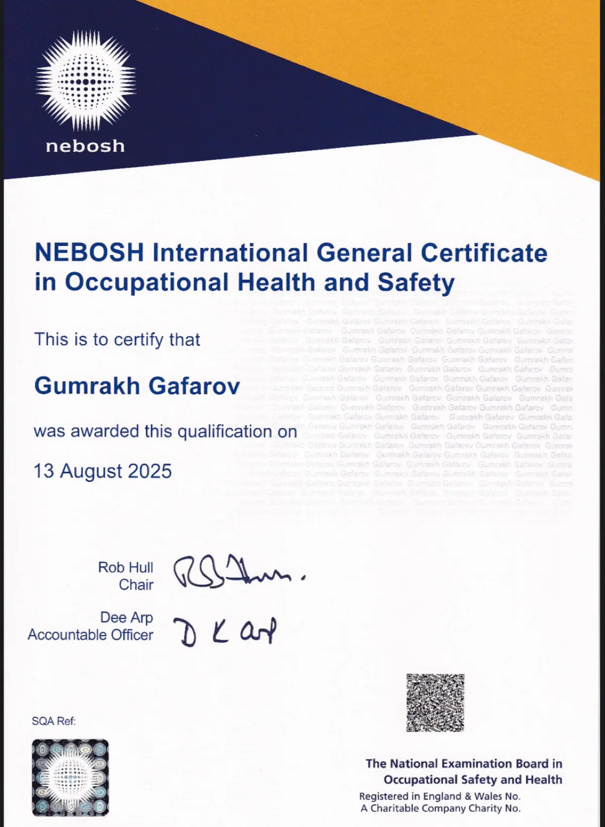 Мне отказали в обучении на курсы NEBOSH. | Сетка — социальная сеть от hh.ru