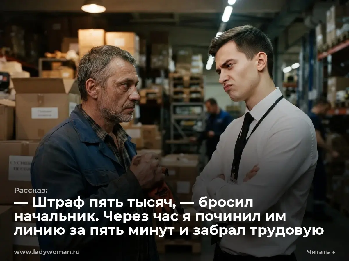 — Штраф пять тысяч, — бросил начальник. Через час я починил им линию за пять минут и забрал трудовую
— Штраф пять тысяч | Сетка — социальная сеть от hh.ru