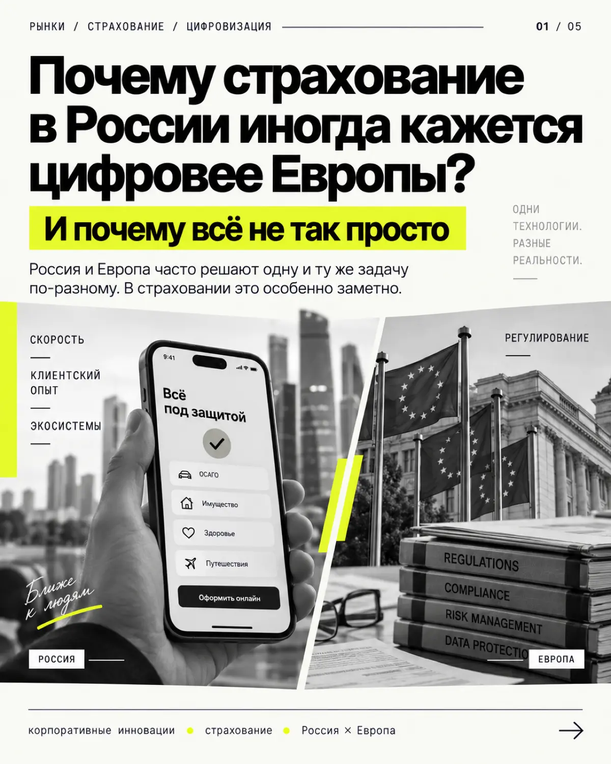 Почему страхование в России иногда кажется цифровее Европы? | Сетка — социальная сеть от hh.ru