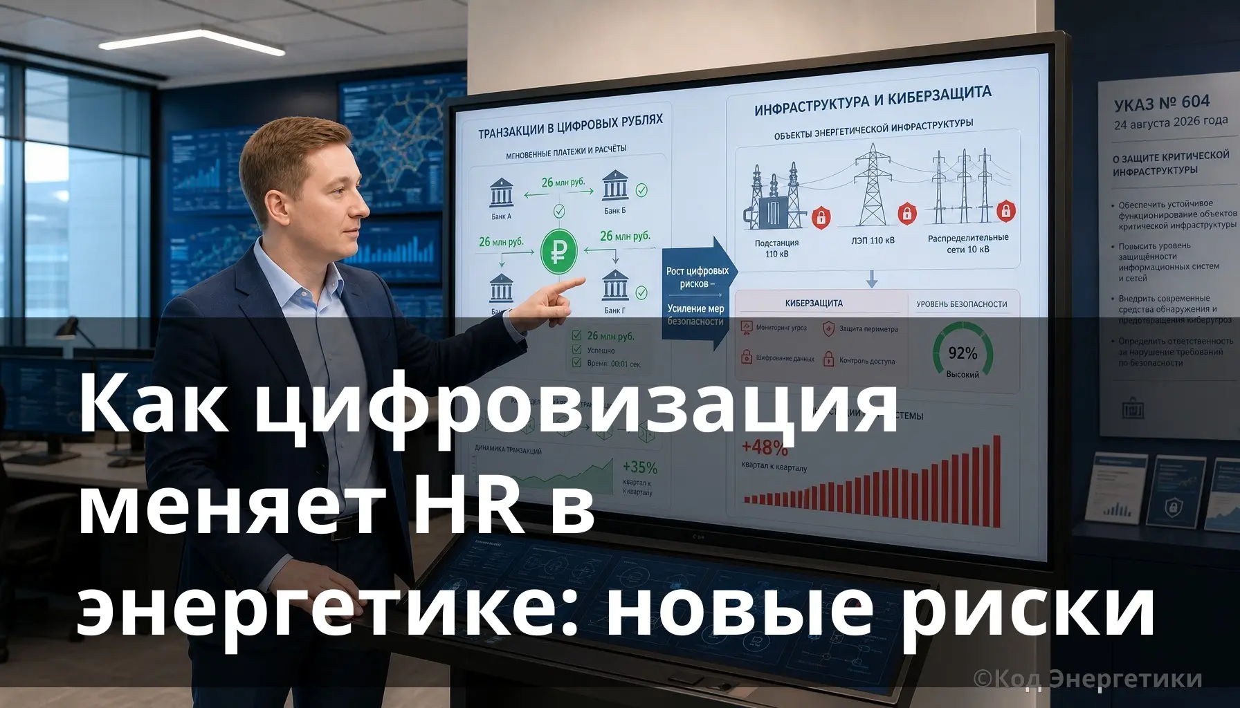 Как цифровизация меняет HR в энергетике: новые риски | Сетка — социальная сеть от hh.ru