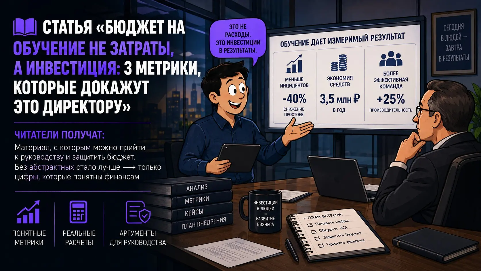 📖 Статья «Бюджет на обучение не затраты, а инвестиция» | Сетка — социальная сеть от hh.ru
