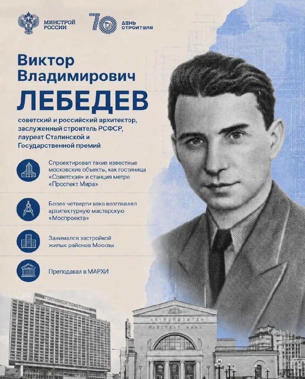 Люди, которые строили историю
🏛️ В юбилейный год празднования Дня строителя мы вновь обращаемся к судьбам тех, кто своим трудом и талантом создавал облик страны | Сетка — социальная сеть от hh.ru