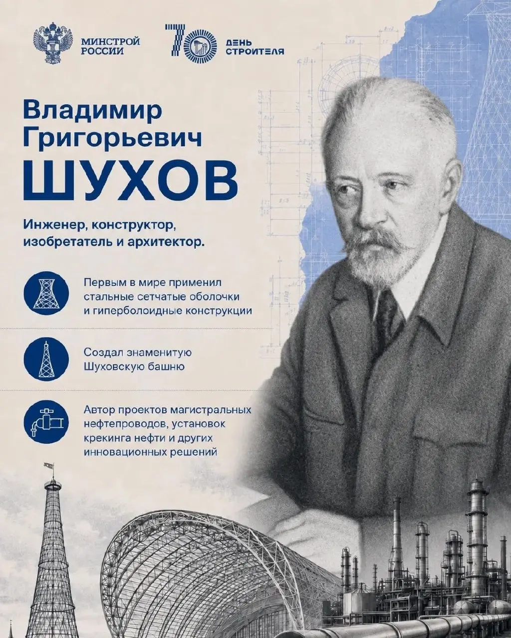 Люди, которые строили историю
🏛️ В юбилейный год празднования Дня строителя мы вновь обращаемся к судьбам тех, кто своим трудом и талантом создавал облик страны | Сетка — социальная сеть от hh.ru