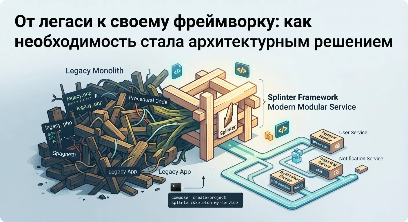 От легаси к своему фреймворку: как необходимость стала архит | Сетка — социальная сеть от hh.ru