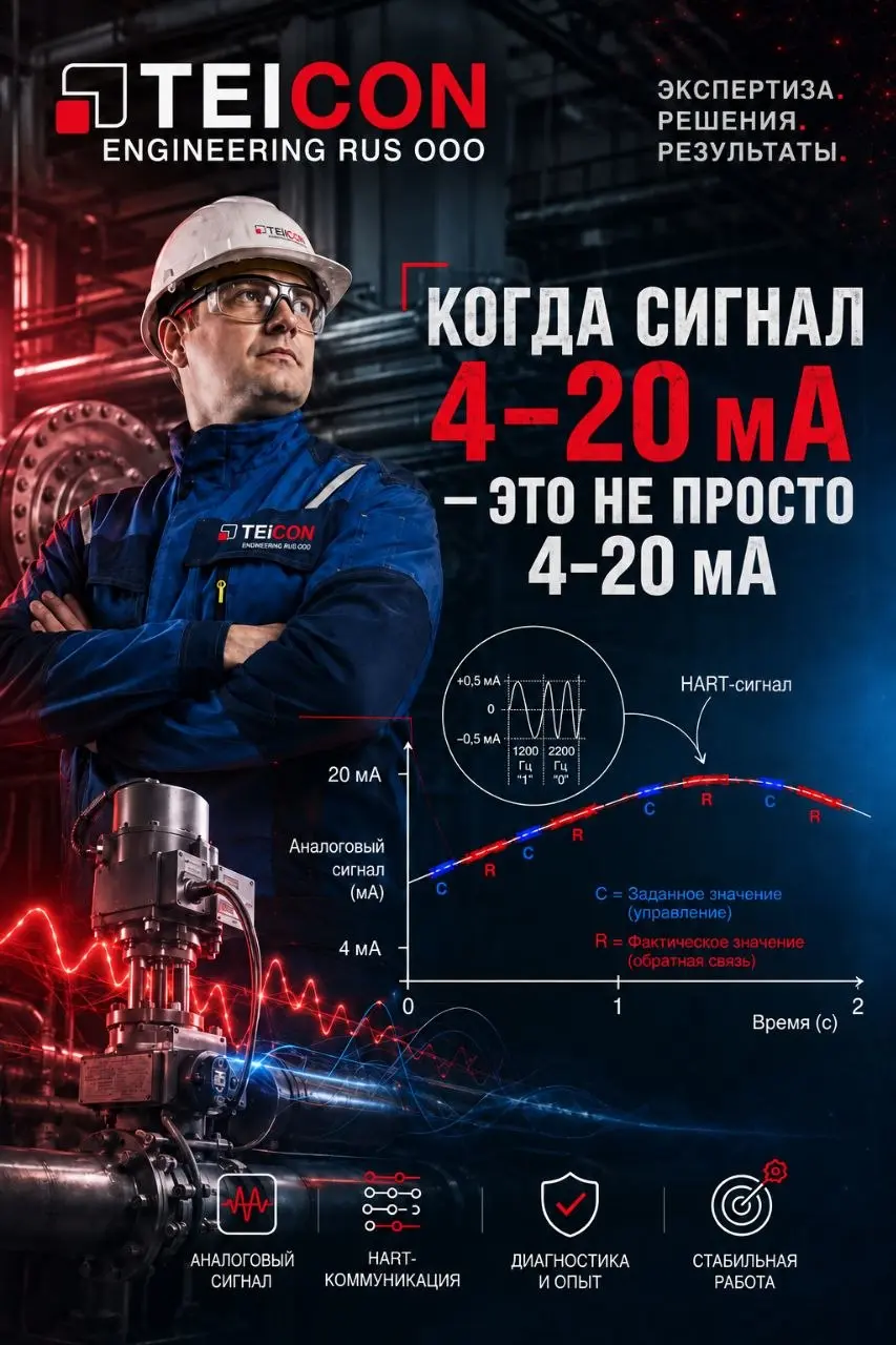 Когда сигнал 4–20 мА — это не просто 4–20 мА
Во время пусконаладочных работ на установке производства полиэтилена мы столкнулись с интересной проблемой на четырёх насосах дозирования химических реаген... | Сетка — социальная сеть от hh.ru
