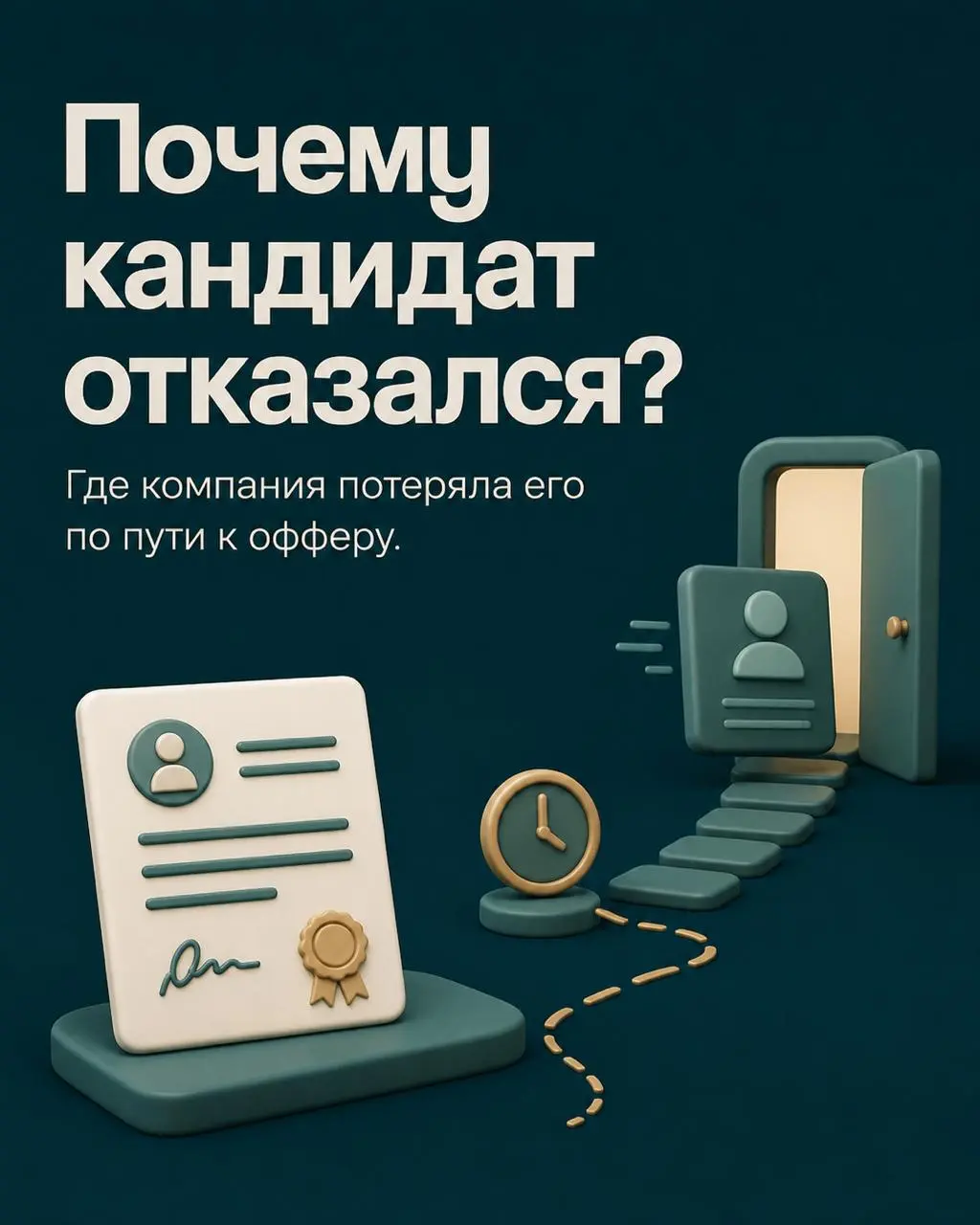 ✅Компания нашла сильного кандидата, провела несколько встреч и сделала хороший оффер. Но человек отказался.
Обычно в этот момент начинают обсуждать деньги: вероятно, конкурент предложил больше | Сетка — социальная сеть от hh.ru