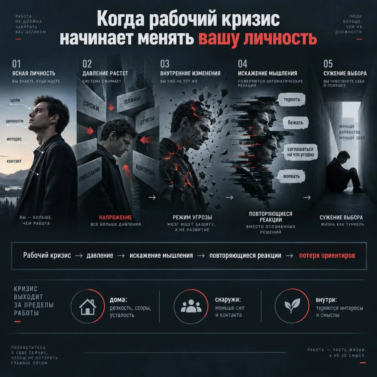 Когда рабочий кризис начинает ломать твою личность... | Сетка — социальная сеть от hh.ru