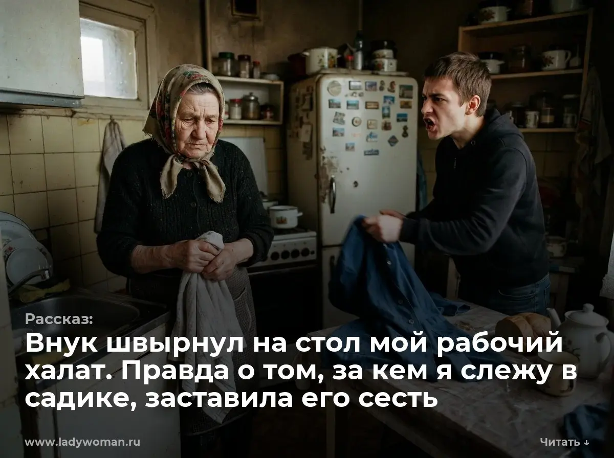 Внук швырнул на стол мой рабочий халат | Сетка — социальная сеть от hh.ru